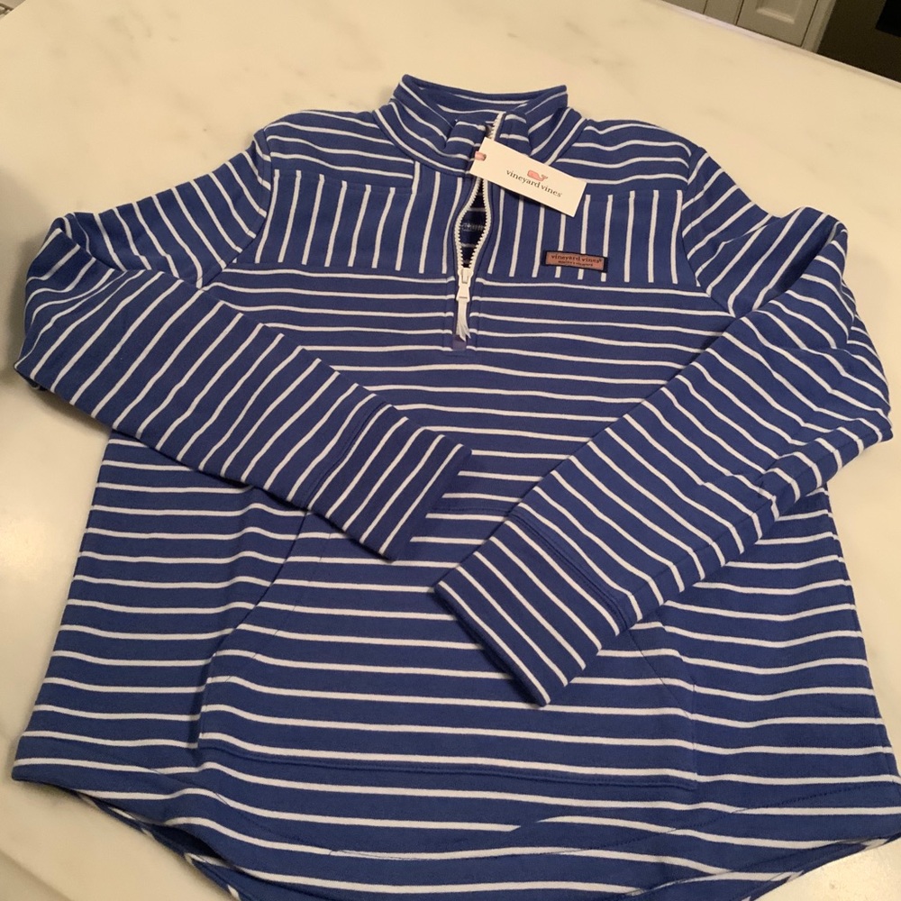 BRAND NWT VINEYARD VINES STRIPED SHEP SHIRT XS